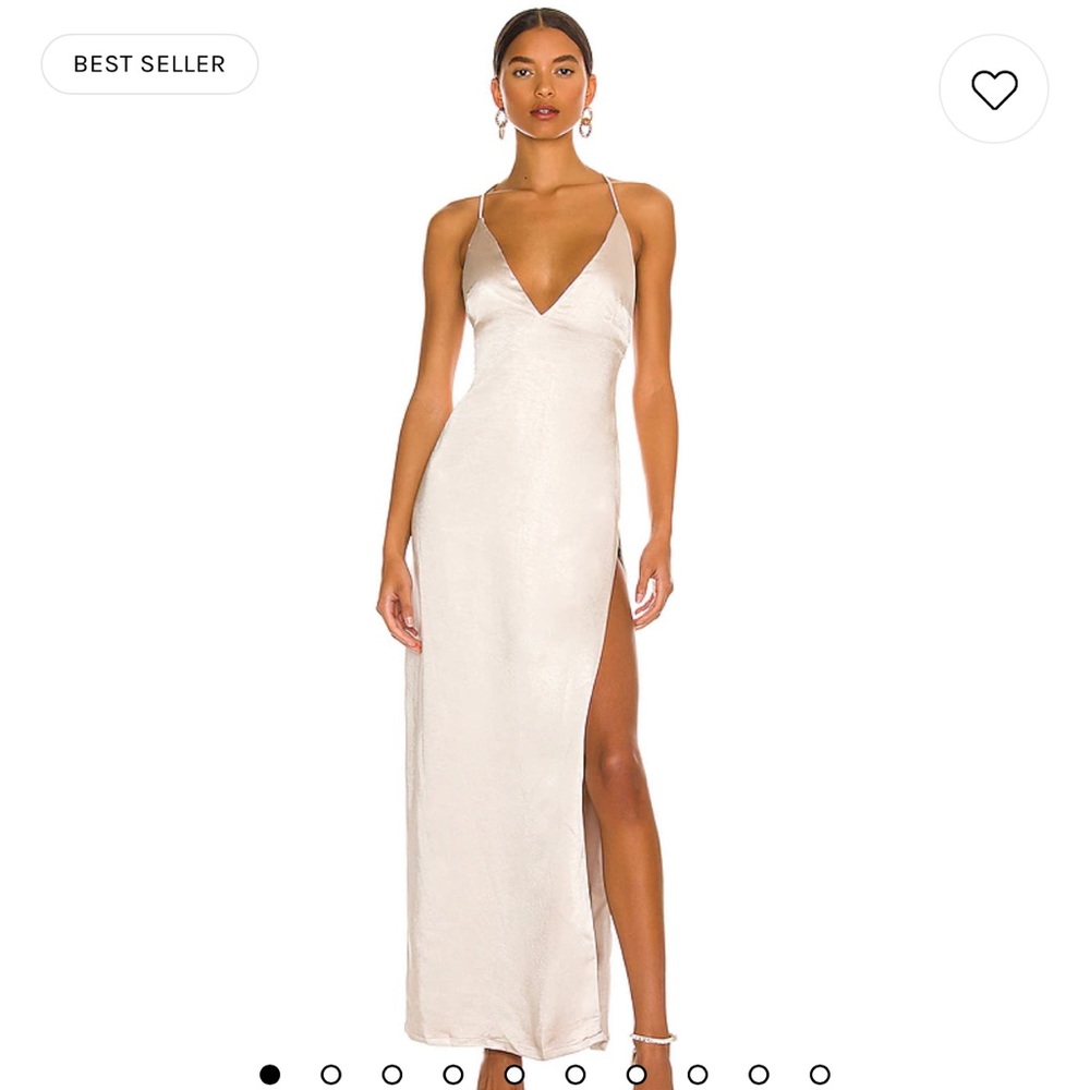 REVOLVE CHAMPAGNE DRESS